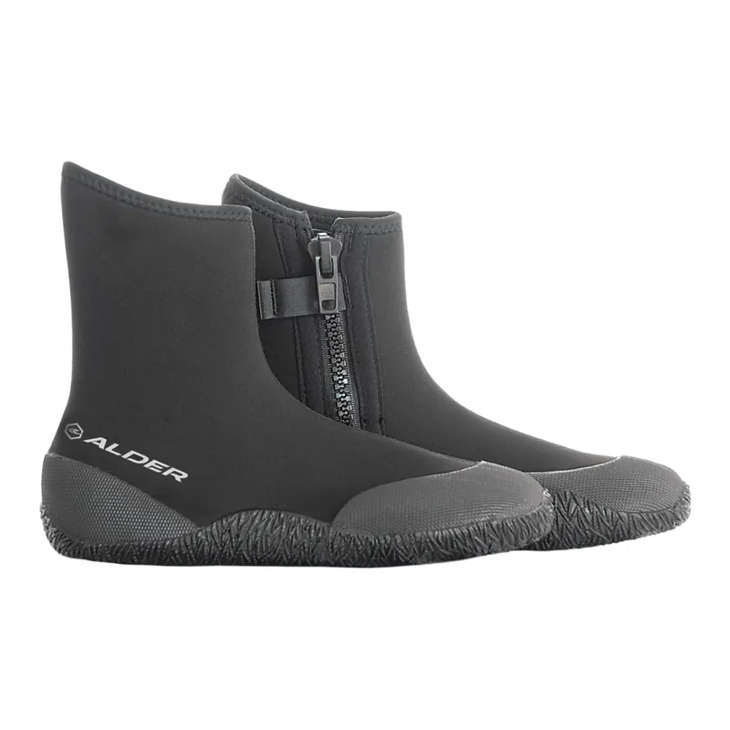 Alder 5mm Zipped Boot in Black